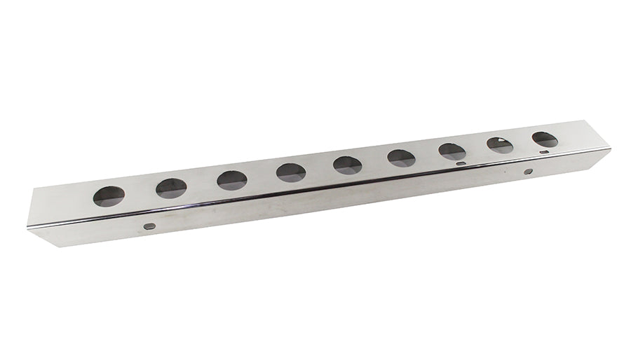 Kentrol 30428 Jeep CJ 42 Inch Front Bumper with holes 45-86 CJ Polished Silver Kentrol - Truck Part Superstore