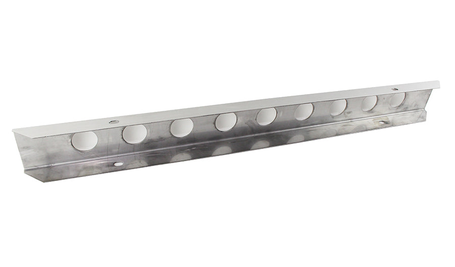 Kentrol 30428 Jeep CJ 42 Inch Front Bumper with holes 45-86 CJ Polished Silver Kentrol - Truck Part Superstore