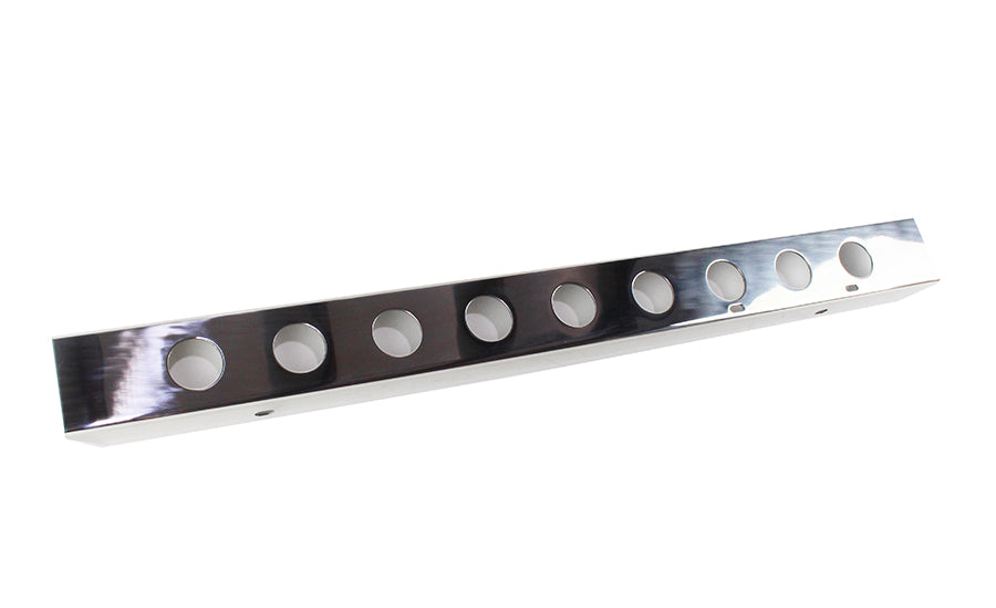 Kentrol 30428 Jeep CJ 42 Inch Front Bumper with holes 45-86 CJ Polished Silver Kentrol - Truck Part Superstore
