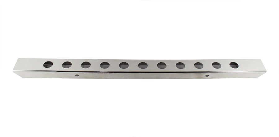 Kentrol 30429WH Jeep CJ 54 Inch Front Bumper with holes (No License Plate Holes) 45-86 CJ Polished Silver Kentrol - Truck Part Superstore