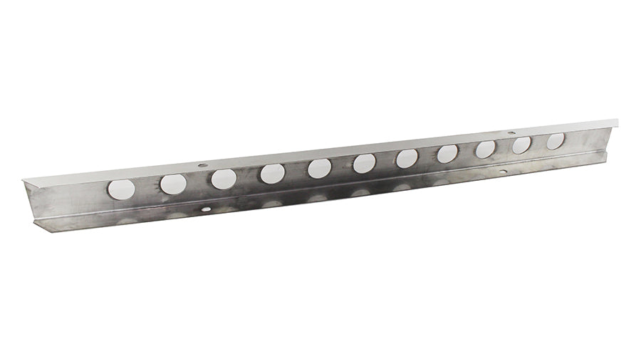 Kentrol 30429WH Jeep CJ 54 Inch Front Bumper with holes (No License Plate Holes) 45-86 CJ Polished Silver Kentrol - Truck Part Superstore