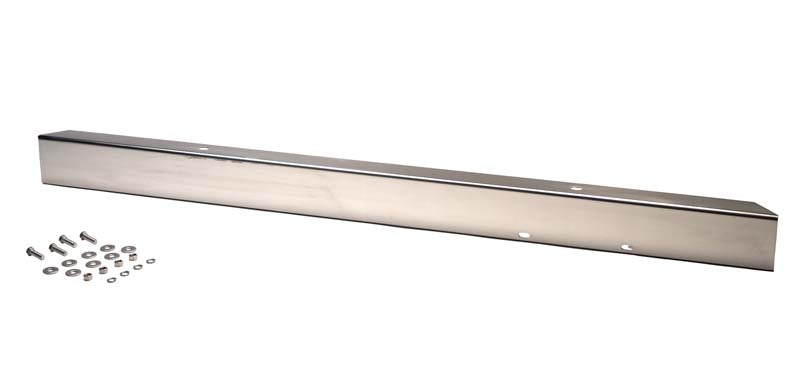 Kentrol 30430WH Jeep CJ 54 Inch Front Bumper Without holes (No License Plate Holes) 45-86 CJ Polished Silver Kentrol - Truck Part Superstore