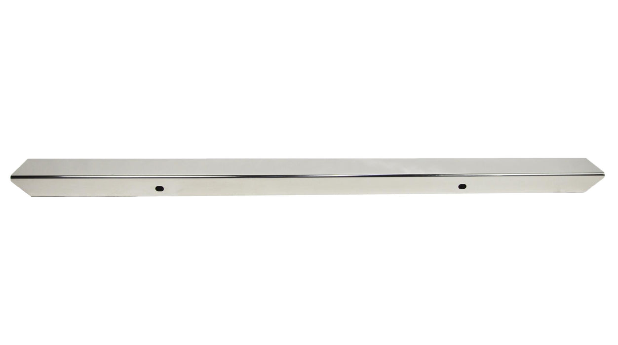 Kentrol 30430WH Jeep CJ 54 Inch Front Bumper Without holes (No License Plate Holes) 45-86 CJ Polished Silver Kentrol - Truck Part Superstore