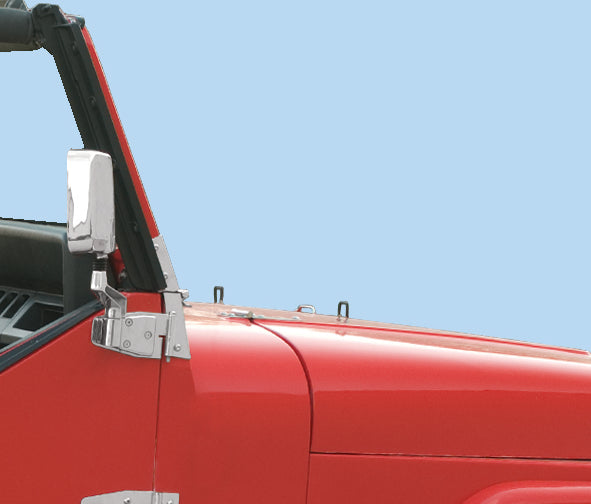 Kentrol 30434 Jeep YJ Footman Loop 87-95 Wrangler TJ Polished Silver Kentrol - Truck Part Superstore