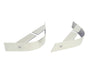 Kentrol 30435 Jeep YJ Rear Body Guard Pair 87-95 Wrangler TJ Polished Silver Kentrol - Truck Part Superstore