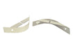 Kentrol 30435 Jeep YJ Rear Body Guard Pair 87-95 Wrangler TJ Polished Silver Kentrol - Truck Part Superstore