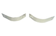 Kentrol 30435 Jeep YJ Rear Body Guard Pair 87-95 Wrangler TJ Polished Silver Kentrol - Truck Part Superstore
