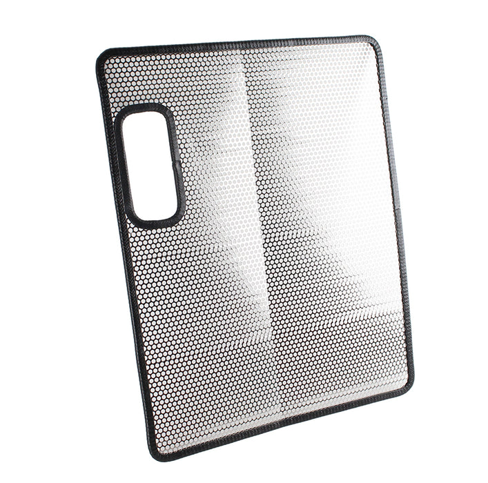 Kentrol 30440 Jeep YJ Bug Shield 87-95 Wrangler TJ Polished Silver Kentrol - Truck Part Superstore
