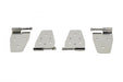 Kentrol 30441 Jeep YJ Door Hinge Set 4 Pieces 87-95 Wrangler TJ Polished Silver Kentrol - Truck Part Superstore
