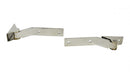 Kentrol 30442 Jeep YJ Tailgate Hinge Pair 87-95 Wrangler TJ Polished Silver Kentrol - Truck Part Superstore