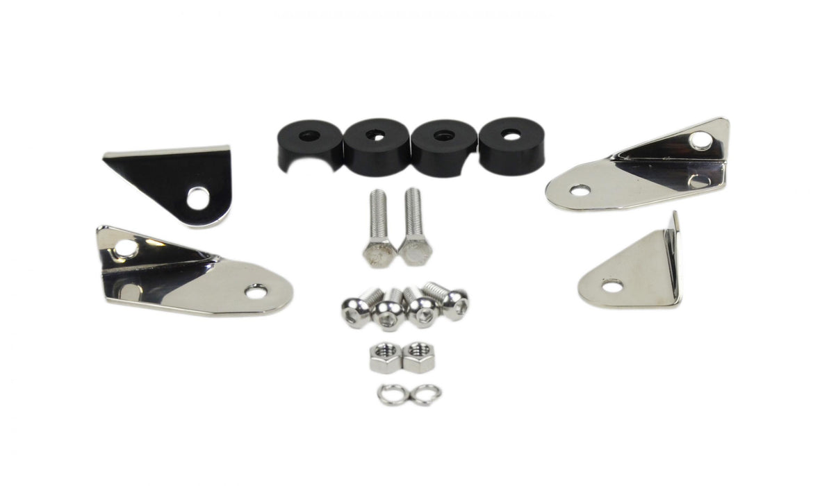 Kentrol 30445 Jeep YJ Mirror Kit Pair 87-95 Wrangler TJ Polished Silver Kentrol - Truck Part Superstore
