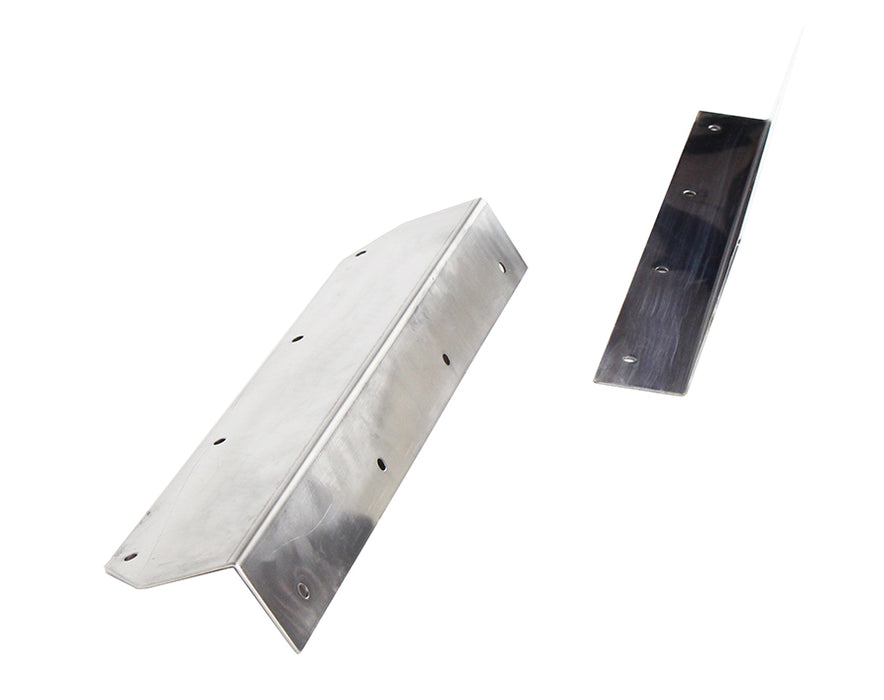 Kentrol 30447 Jeep YJ Step Cover Inlay Pair 87-95 Wrangler TJ Polished Silver Kentrol - Truck Part Superstore
