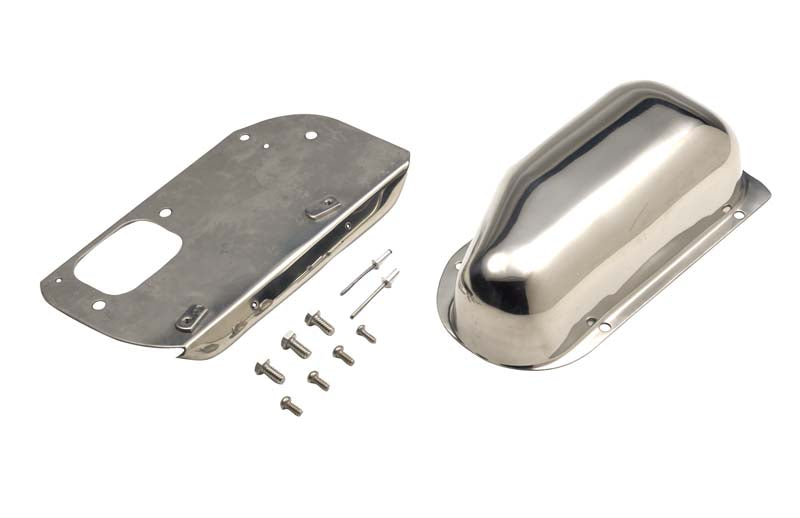 Kentrol 30459 Jeep CJ Wiper Motor Cover 76-86 CJ Polished Silver Kentrol - Truck Part Superstore