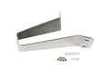 Kentrol 30460 Jeep CJ/YJ Tailgate Tire Stop 76-95 CJ and Wrangler YJ Polished Silver Kentrol - Truck Part Superstore