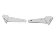 Kentrol 30461 Jeep CJ/YJ Spot Light Bracket Pair 76-95 CJ and Wrangler YJ Polished Silver Kentrol - Truck Part Superstore