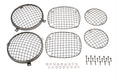 Kentrol 30465 Jeep CJ Wire Mesh Guard Set 6 Pieces 76-86 CJ Polished Silver Kentrol - Truck Part Superstore