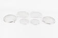Kentrol 30465 Jeep CJ Wire Mesh Guard Set 6 Pieces 76-86 CJ Polished Silver Kentrol - Truck Part Superstore