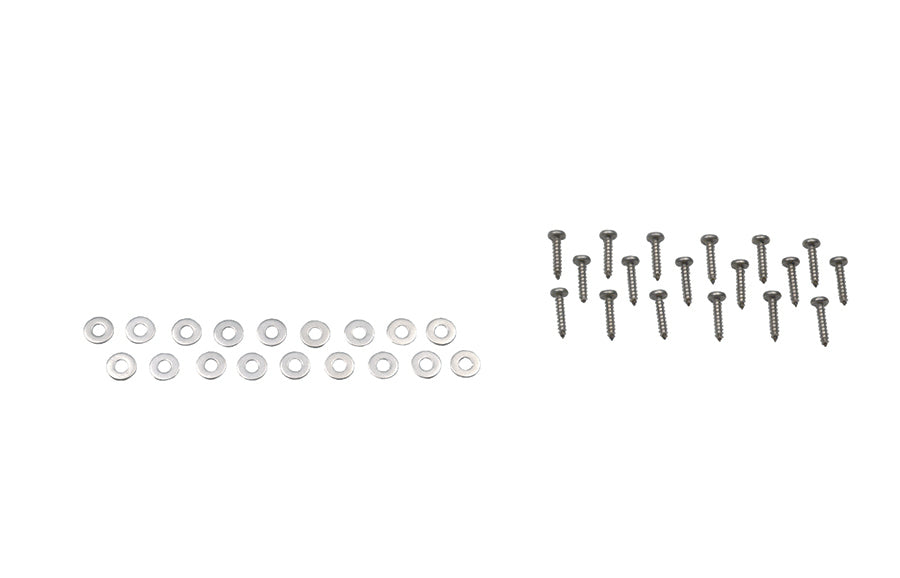 Kentrol 30465 Jeep CJ Wire Mesh Guard Set 6 Pieces 76-86 CJ Polished Silver Kentrol - Truck Part Superstore