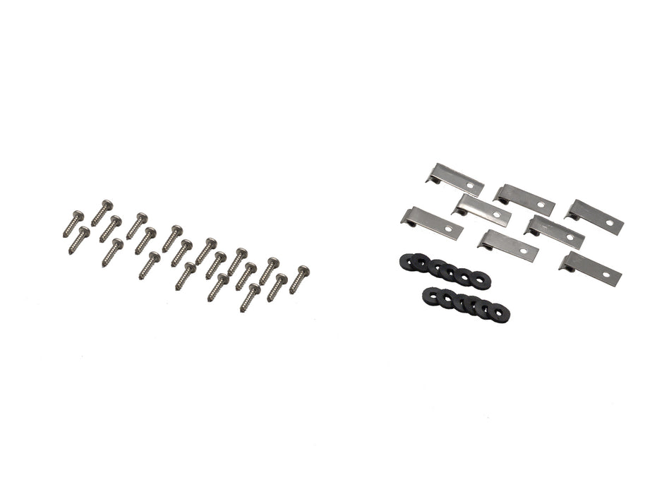 Kentrol 30467 Jeep YJ Billet and Wire Mesh Set 6 Pieces 87-95 Wrangler TJ Polished Silver Kentrol - Truck Part Superstore