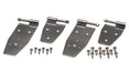 Kentrol 30469 Jeep YJ Hardtop Door Hinge Set 4 Pieces 94-95 Wrangler YJ Polished Silver Kentrol - Truck Part Superstore