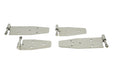 Kentrol 30469 Jeep YJ Hardtop Door Hinge Set 4 Pieces 94-95 Wrangler YJ Polished Silver Kentrol - Truck Part Superstore