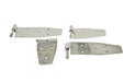 Kentrol 30469 Jeep YJ Hardtop Door Hinge Set 4 Pieces 94-95 Wrangler YJ Polished Silver Kentrol - Truck Part Superstore