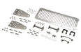 Kentrol 30470 Jeep CJ/YJ Hood Kit  78-95 CJ and Wrangler YJ Polished Silver Kentrol - Truck Part Superstore