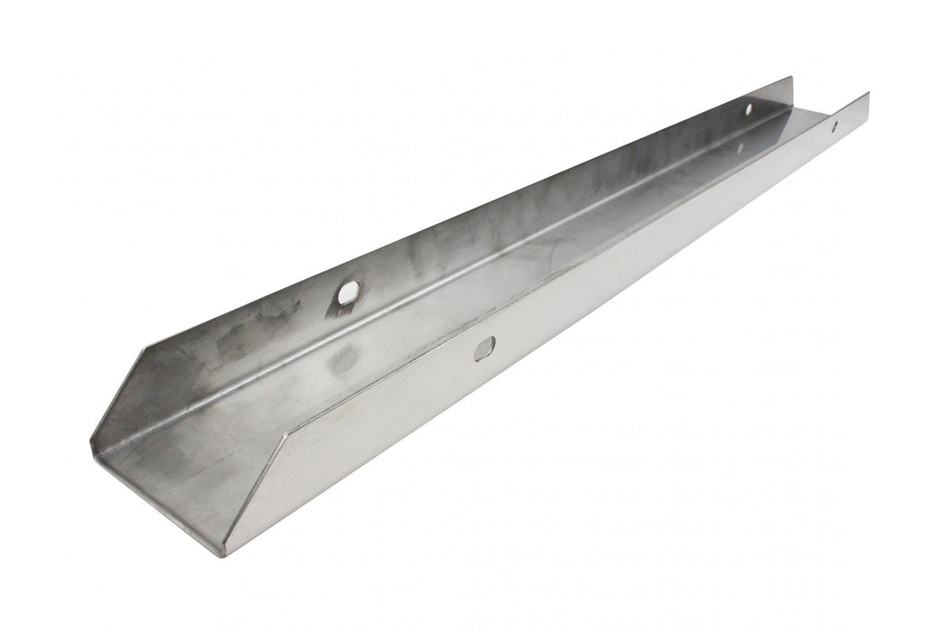Kentrol 30471 Jeep CJ 42 Inch Front Bumper Without Holes 45-86 CJ Polished Silver Kentrol - Truck Part Superstore