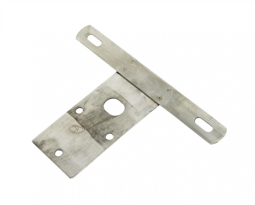 Kentrol 30472 Jeep CJ License Plate Bracket 76-86 CJ Polished Silver Kentrol - Truck Part Superstore