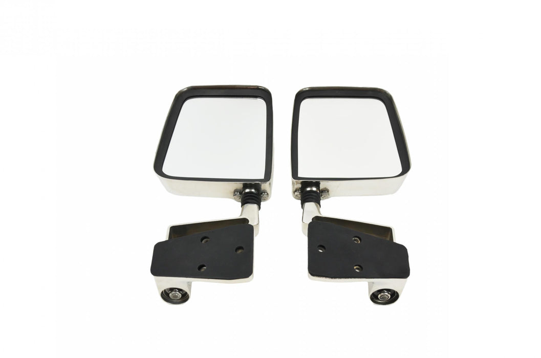 Kentrol 30475 Jeep YJ/TJ Mirror Kit Pair 88-06 Wrangler YJ/TJ Polished Silver Kentrol - Truck Part Superstore
