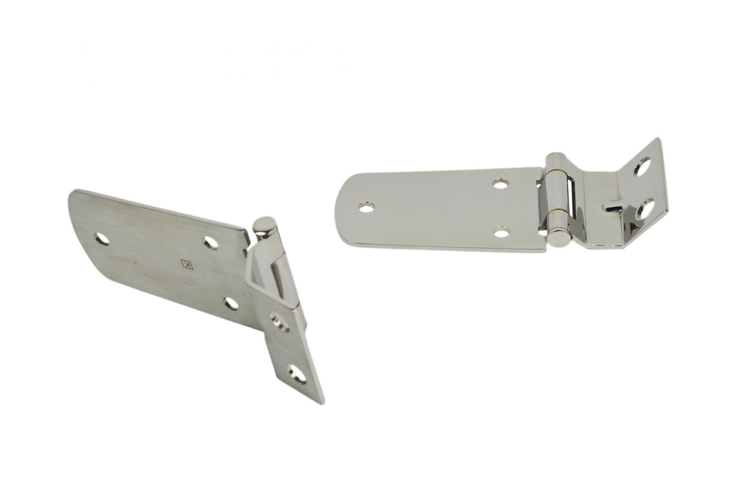 Kentrol 30476 Jeep TJ Hood Hinge Pair 97-06 Wrangler TJ Polished Silver Kentrol - Truck Part Superstore