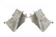 Kentrol 30477 Jeep TJ Windshield Hinge Pair 97-06 Wrangler TJ Polished Silver Kentrol - Truck Part Superstore