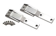 Kentrol 30478 Jeep TJ Tailgate Hinge Pair 97-04 Wrangler TJ Polished Silver Kentrol - Truck Part Superstore