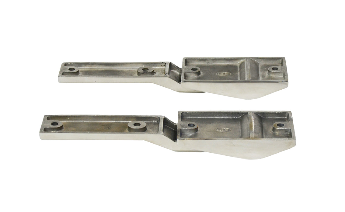 Kentrol 30478 Jeep TJ Tailgate Hinge Pair 97-04 Wrangler TJ Polished Silver Kentrol - Truck Part Superstore