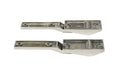 Kentrol 30478 Jeep TJ Tailgate Hinge Pair 97-04 Wrangler TJ Polished Silver Kentrol - Truck Part Superstore