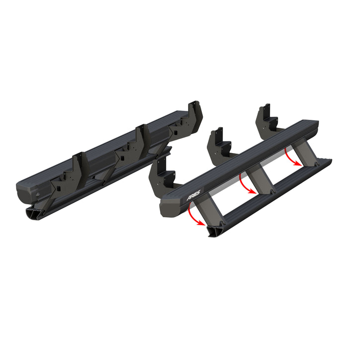 ARIES 3048321 ActionTrac 87.6in. Powered Running Boards; Select Ford F-Series Crew Cab - Truck Part Superstore