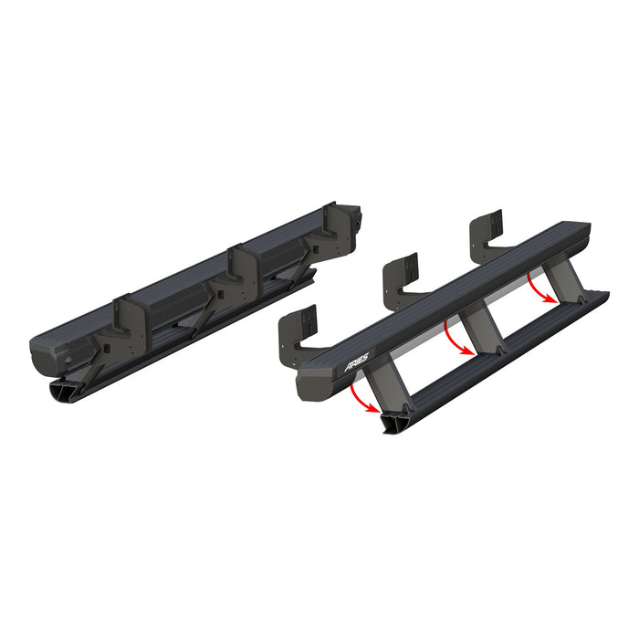 ARIES 3048326 ActionTrac 87.6in. Powered Running Boards; Select Ford F-150 Crew Cab - Truck Part Superstore
