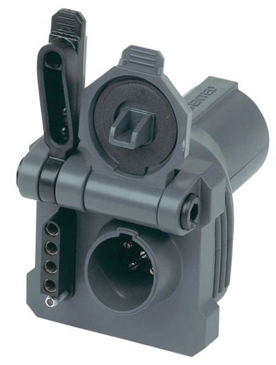 Husky Towing 30484 7 RV Blade To 6, 5 & 4 Tow Options With Connector Housings & Grease Packet - Truck Part Superstore