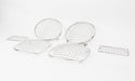 Kentrol 30488 Jeep TJ Wire Mesh Guard Set 6 Pieces 97-06 Wrangler TJ Polished Silver Kentrol - Truck Part Superstore