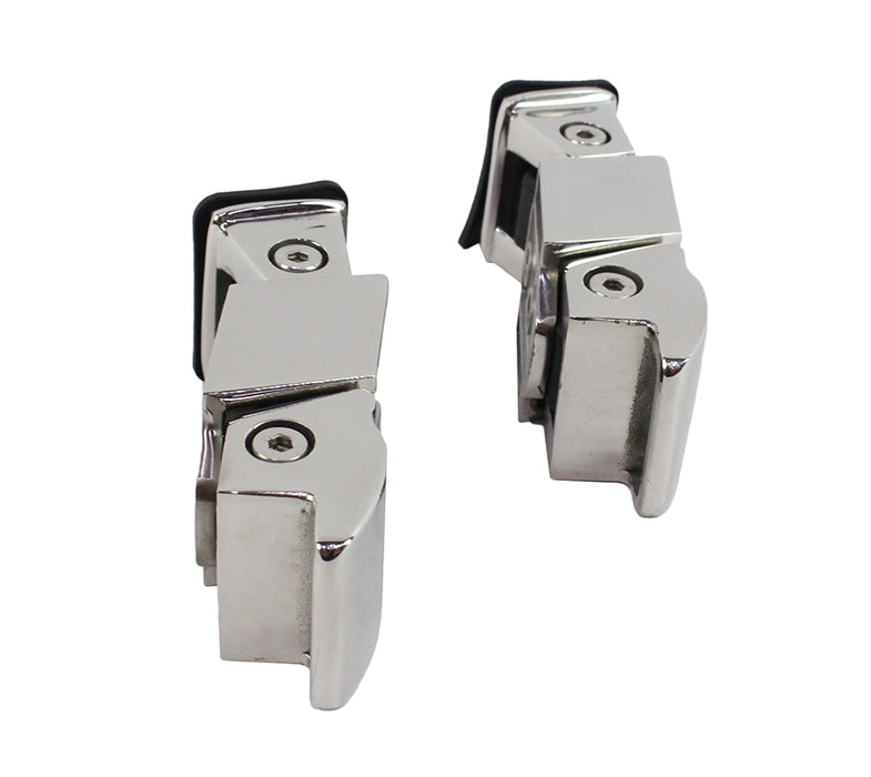 Kentrol 30489 Jeep TJ Hood Catch Pair 97-06 Wrangler TJ Polished Silver Kentrol - Truck Part Superstore