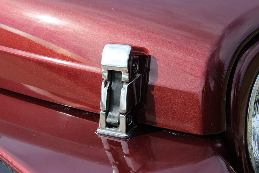 Kentrol 30489 Jeep TJ Hood Catch Pair 97-06 Wrangler TJ Polished Silver Kentrol - Truck Part Superstore