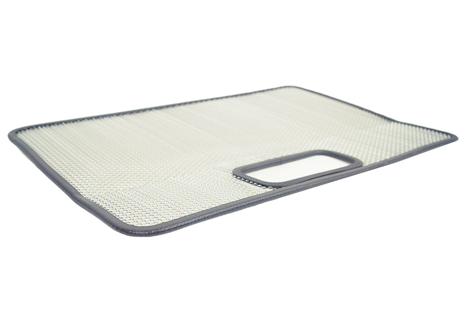 Kentrol 30490 Jeep TJ Bug Shield 97 Wrangler TJ Polished Silver Kentrol - Truck Part Superstore