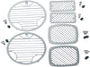 Kentrol 30493 Jeep TJ Billet Style Light Kit 6 Pieces 97-06 Wrangler TJ Polished Silver Kentrol - Truck Part Superstore