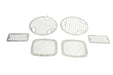 Kentrol 30493 Jeep TJ Billet Style Light Kit 6 Pieces 97-06 Wrangler TJ Polished Silver Kentrol - Truck Part Superstore
