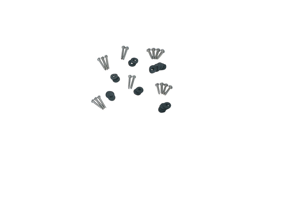 Kentrol 30493 Jeep TJ Billet Style Light Kit 6 Pieces 97-06 Wrangler TJ Polished Silver Kentrol - Truck Part Superstore