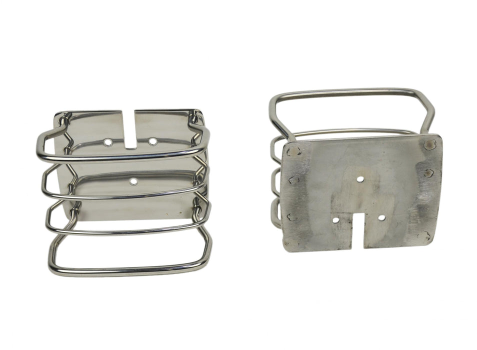 Kentrol 30497 JEEP CJ/YJ/TJ Taillight Guard Pair 76-06 CJ Wrangler YJ/TJ Polished Silver Kentrol - Truck Part Superstore