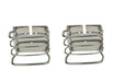 Kentrol 30497 JEEP CJ/YJ/TJ Taillight Guard Pair 76-06 CJ Wrangler YJ/TJ Polished Silver Kentrol - Truck Part Superstore