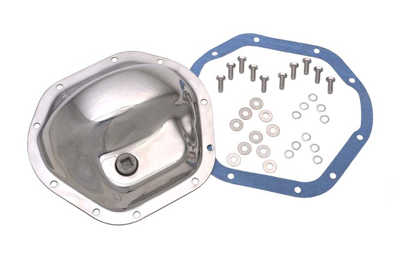 Kentrol 304M44 Jeep CJ Front and Rear Differential Cover Model 44 45-75 CJ 86 CJ7 Polished Silver Kentrol - Truck Part Superstore