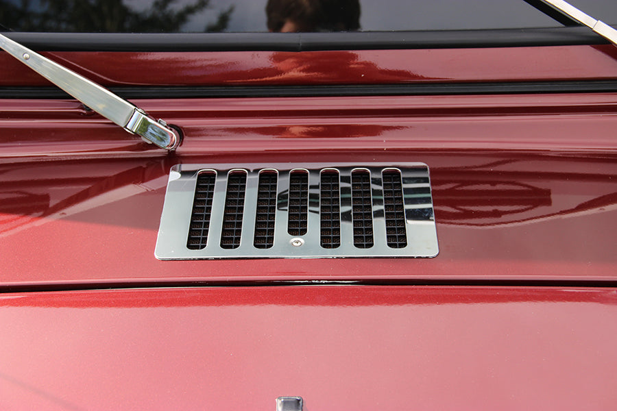 Kentrol 30500 Jeep TJ Hood Vent 98-06 Wrangler TJ Polished Silver Kentrol - Truck Part Superstore