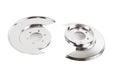Kentrol 30501 Jeep CJ Disc Brake Dust Cover Pair 76-78 CJ Polished Silver Kentrol - Truck Part Superstore